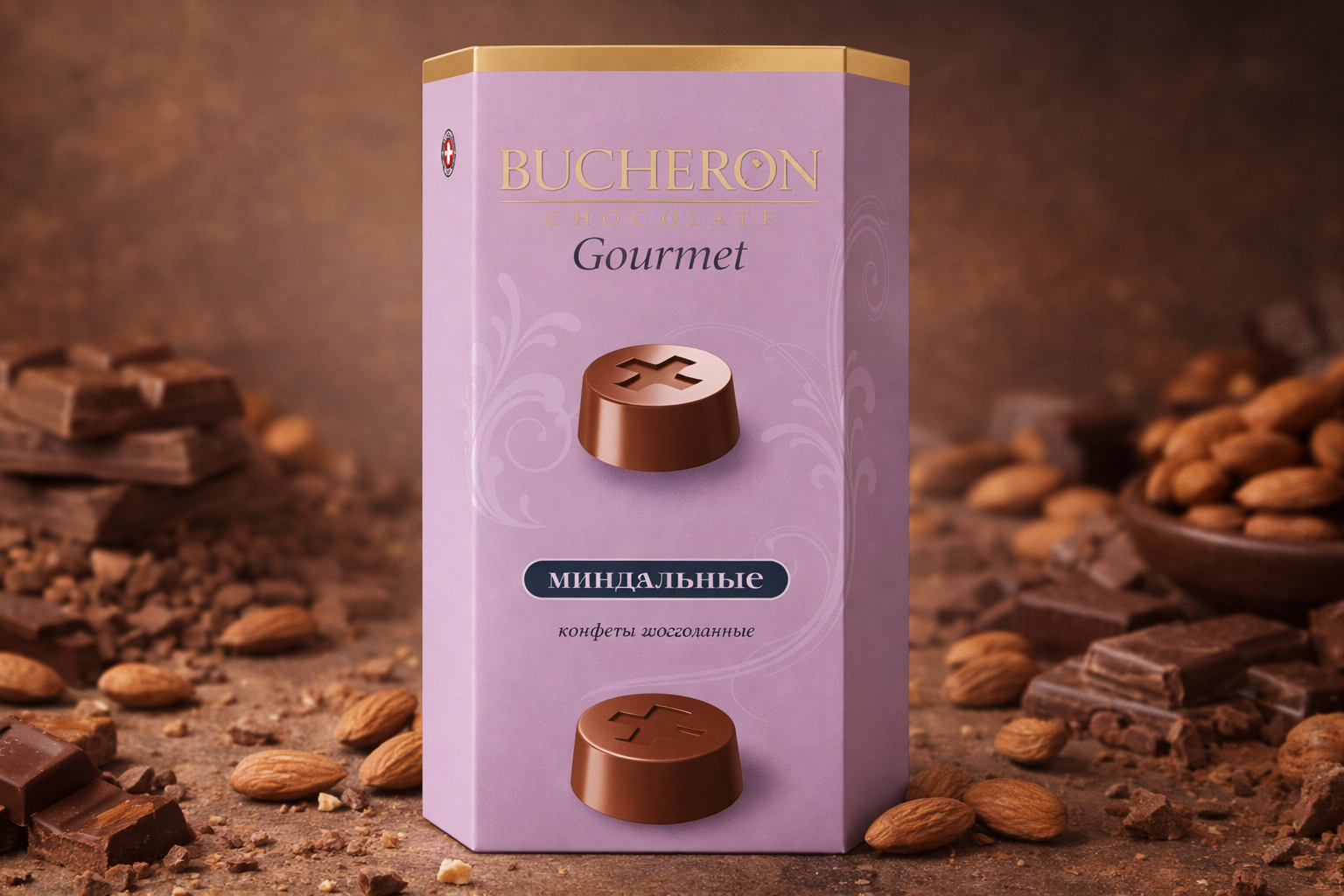 Boucheron Gourmet Nut-Flavored Chocolate Candies 130g