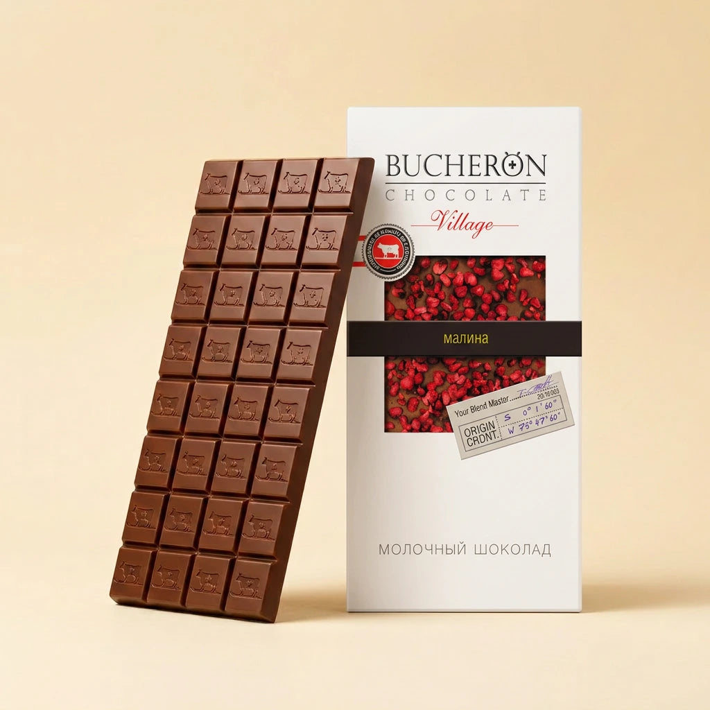Boucheron milk chocolate with cranberry pieces 100g