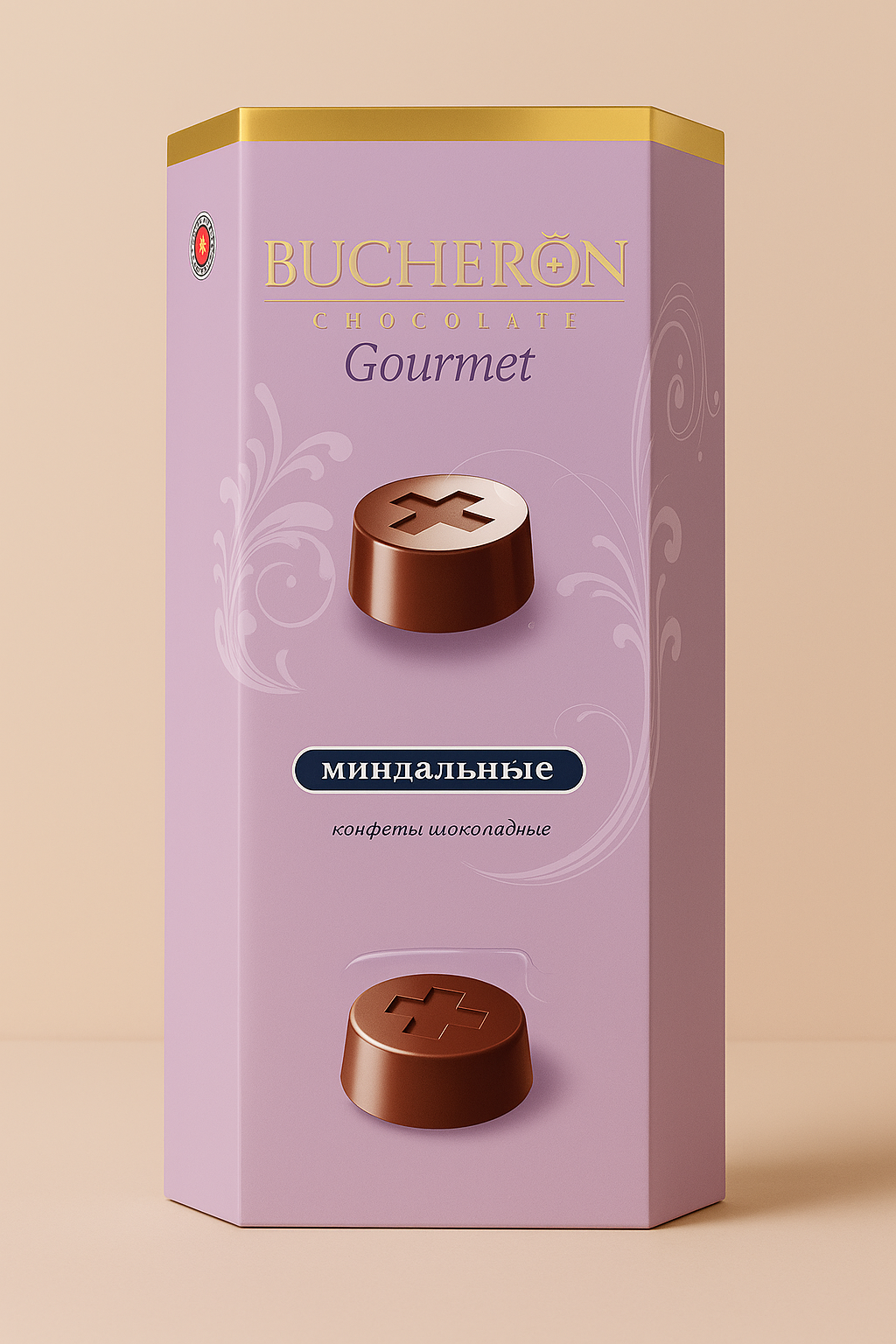 Boucheron Gourmet Chocolate Candy with Almond Flavor 130 g
