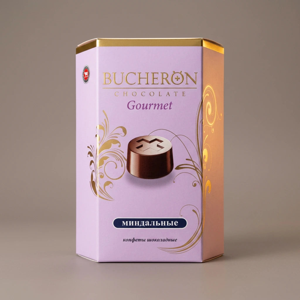 Boucheron Gourmet Chocolate Candy with Almond Flavor 130 g